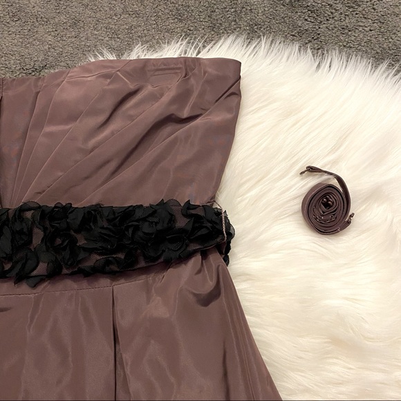 Mauve bubble hem formal dress - Picture 6 of 6